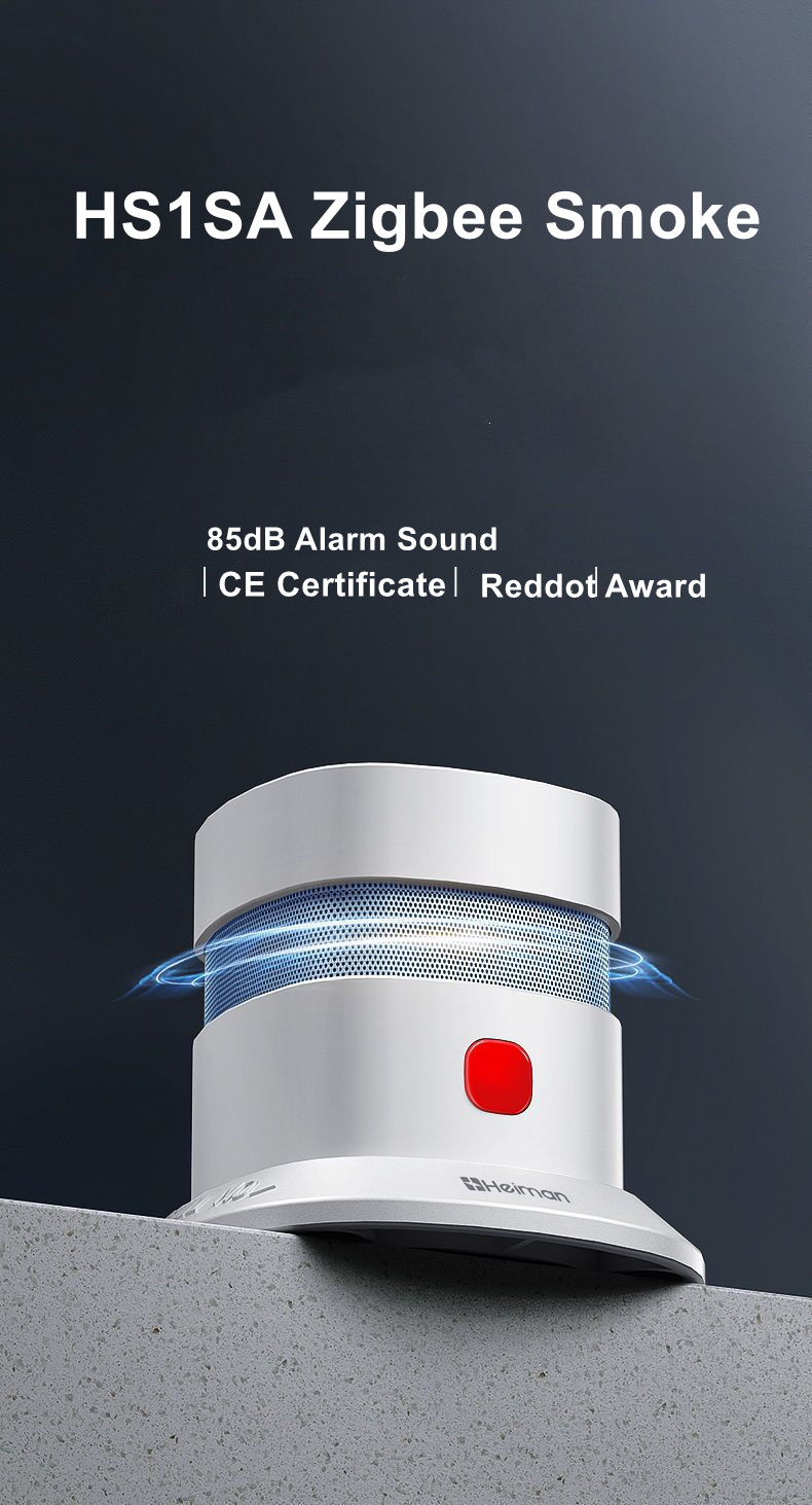 Tuya Smart Zigbee Smoke Detect - مراجعة Smart Home Setup وسعره