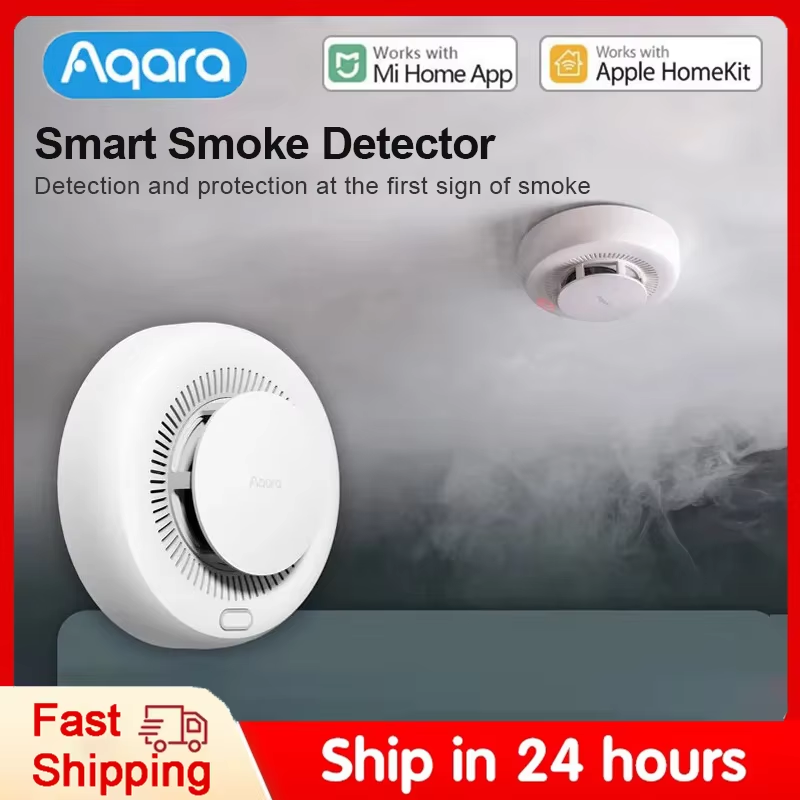 Original Aqara Smoke Detector  - مراجعة Smart Smoke Detector وسعره