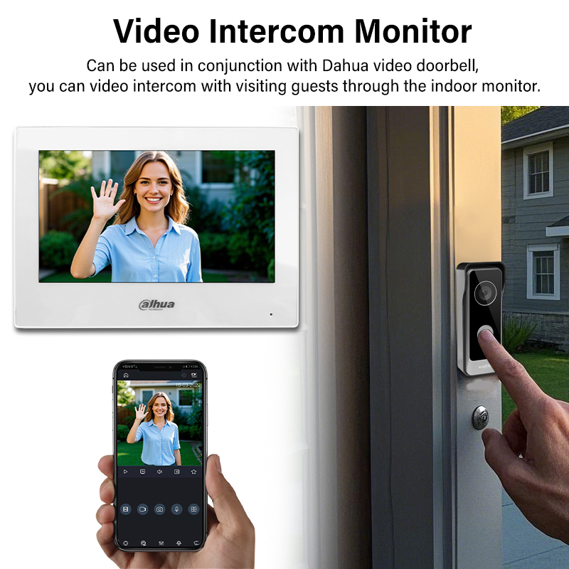 Dahua 2-Wire WiFi Indoor Monit - مراجعة Wifi Doorbell Camera وسعره