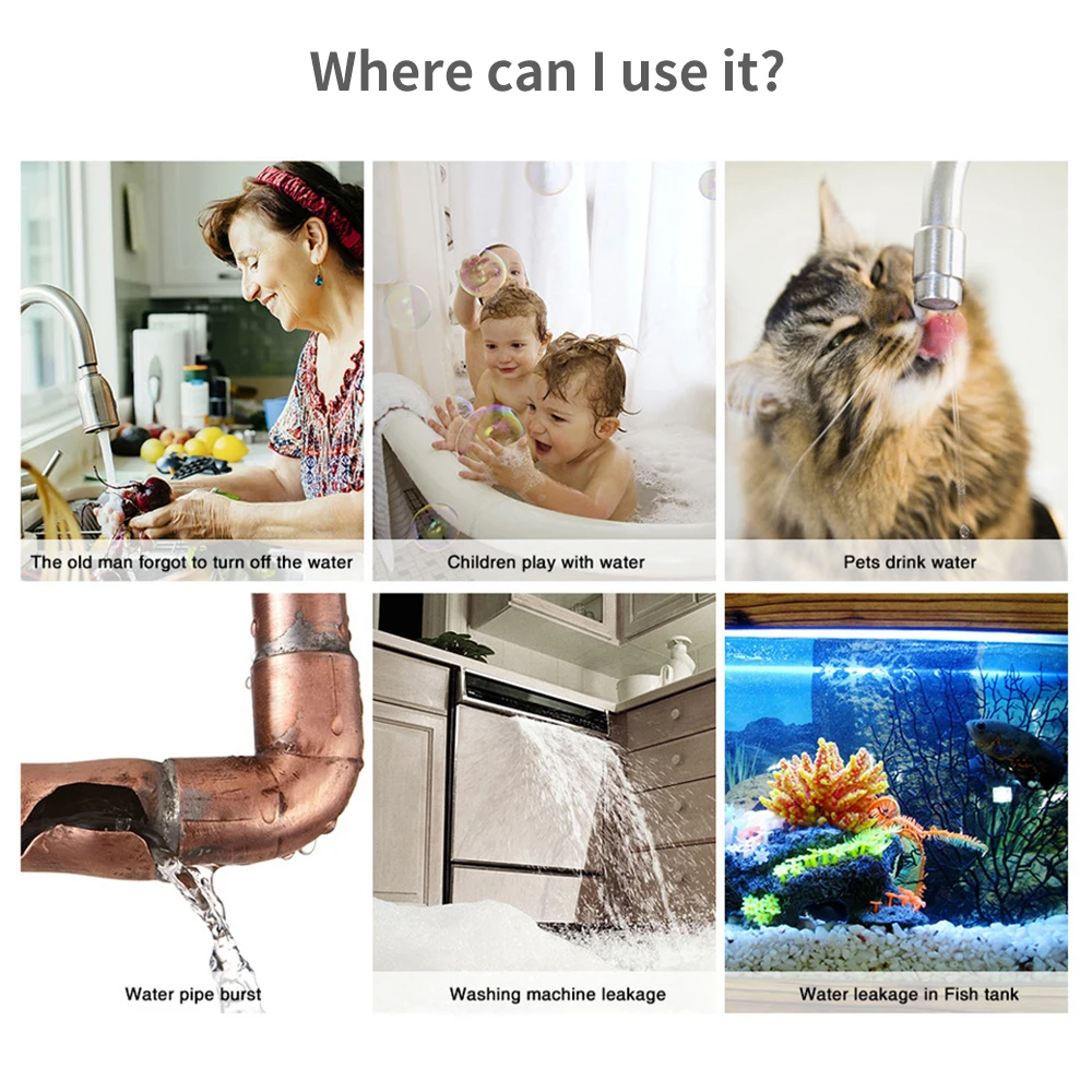Tuya WiFi Zigbee Water Sensor  - مراجعة Smart Home Green وسعره
