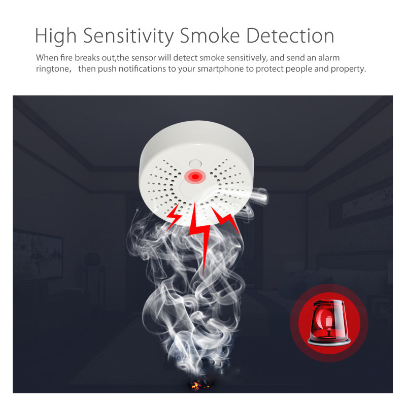 Tuya WiFi Smart Home Smoke Det - مراجعة Smart Smoke Detector وسعره