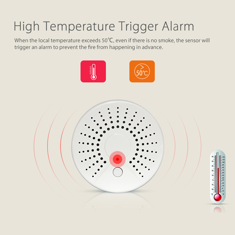 Tuya WiFi Smart Home Smoke Det - مراجعة Smart Smoke Detector وسعره