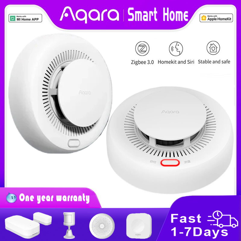 New Aqara Smoke Detector Zigbe - مراجعة Smart Smoke Detector وسعره