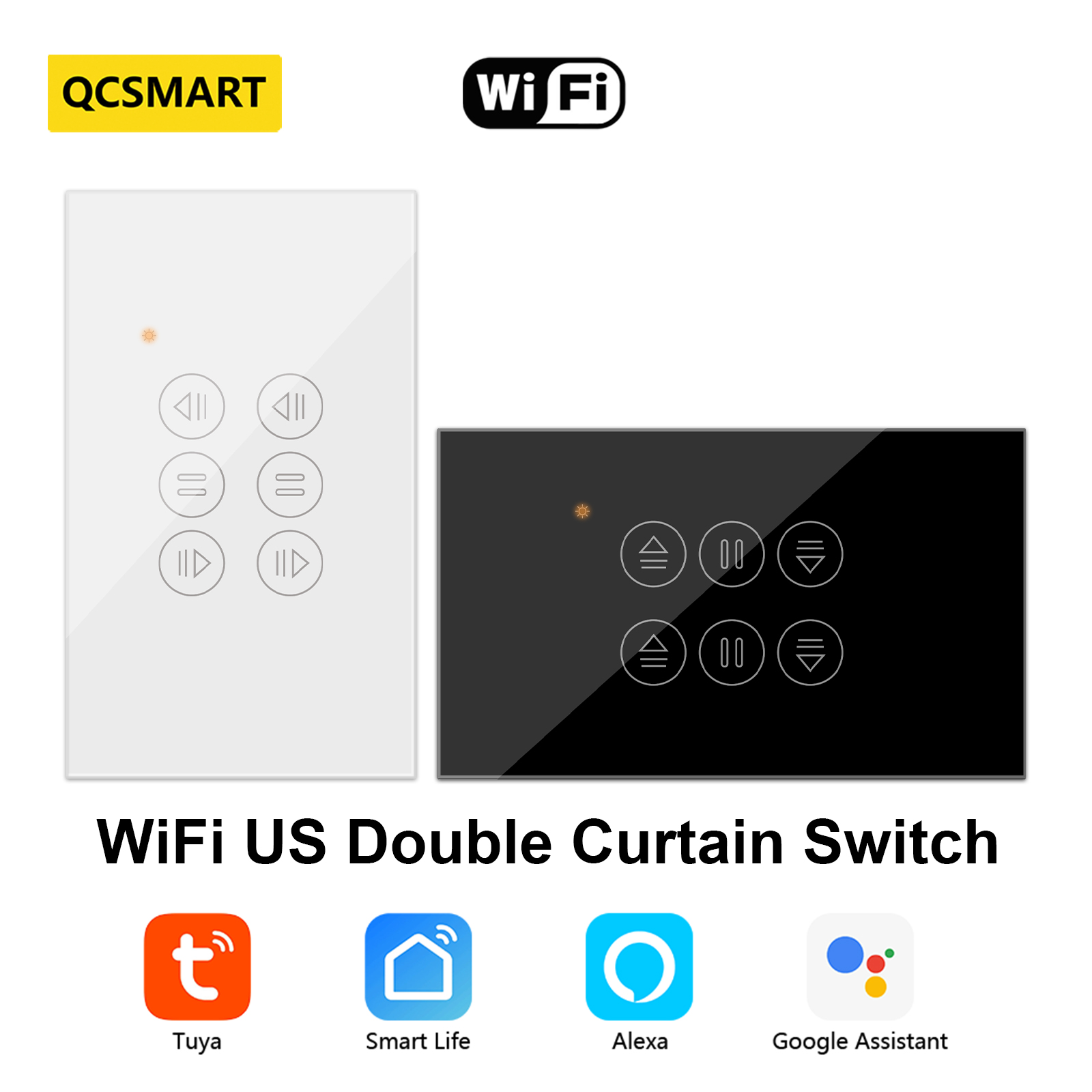 QCSMART WiFi Double Curtain US - مراجعة Universal Remote Smart Home وسعره