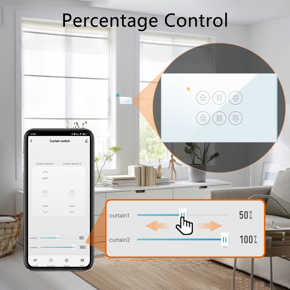 QCSMART WiFi Double Curtain US - مراجعة Universal Remote Smart Home وسعره