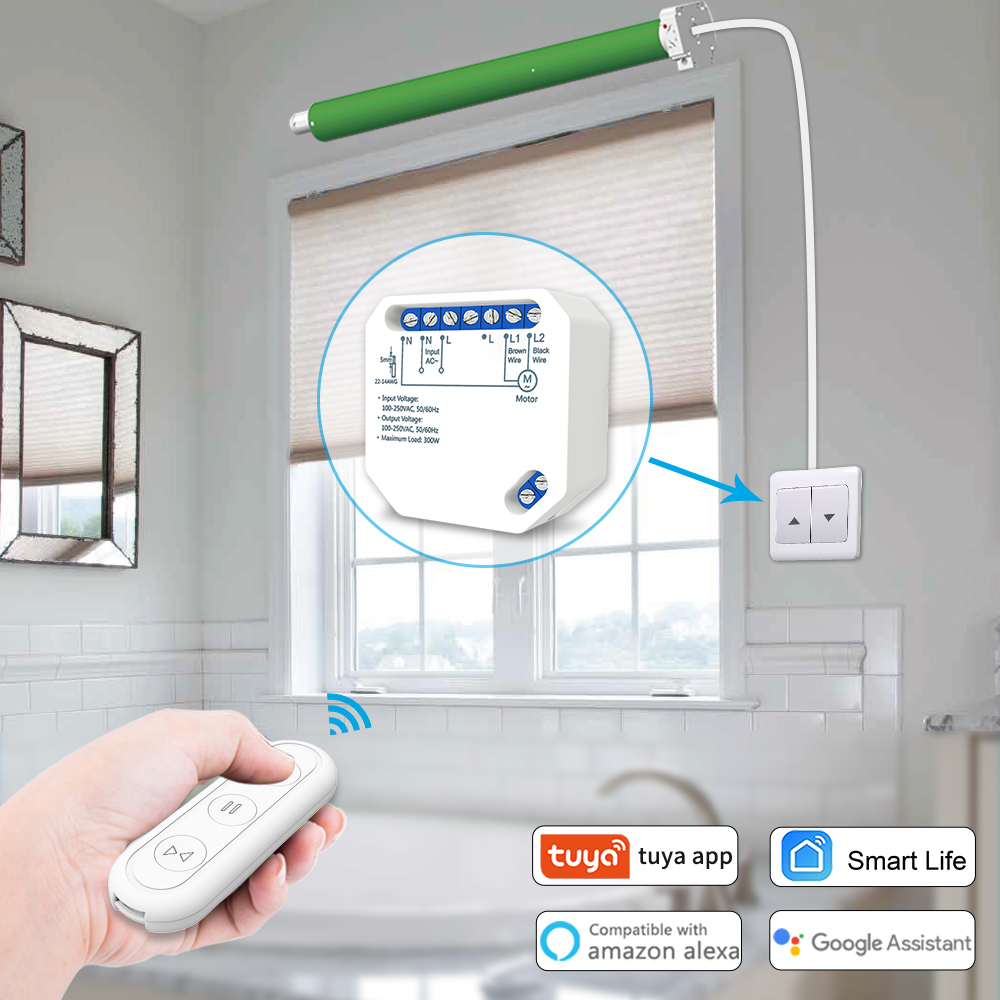 Tuya Smart Life Curtain Switch - مراجعة Universal Remote Smart Home وسعره