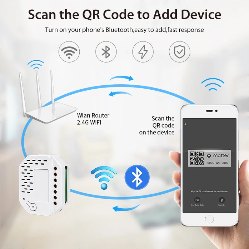 Matter Light Switch Module 2Ga - مراجعة Smart Home Matter وسعره
