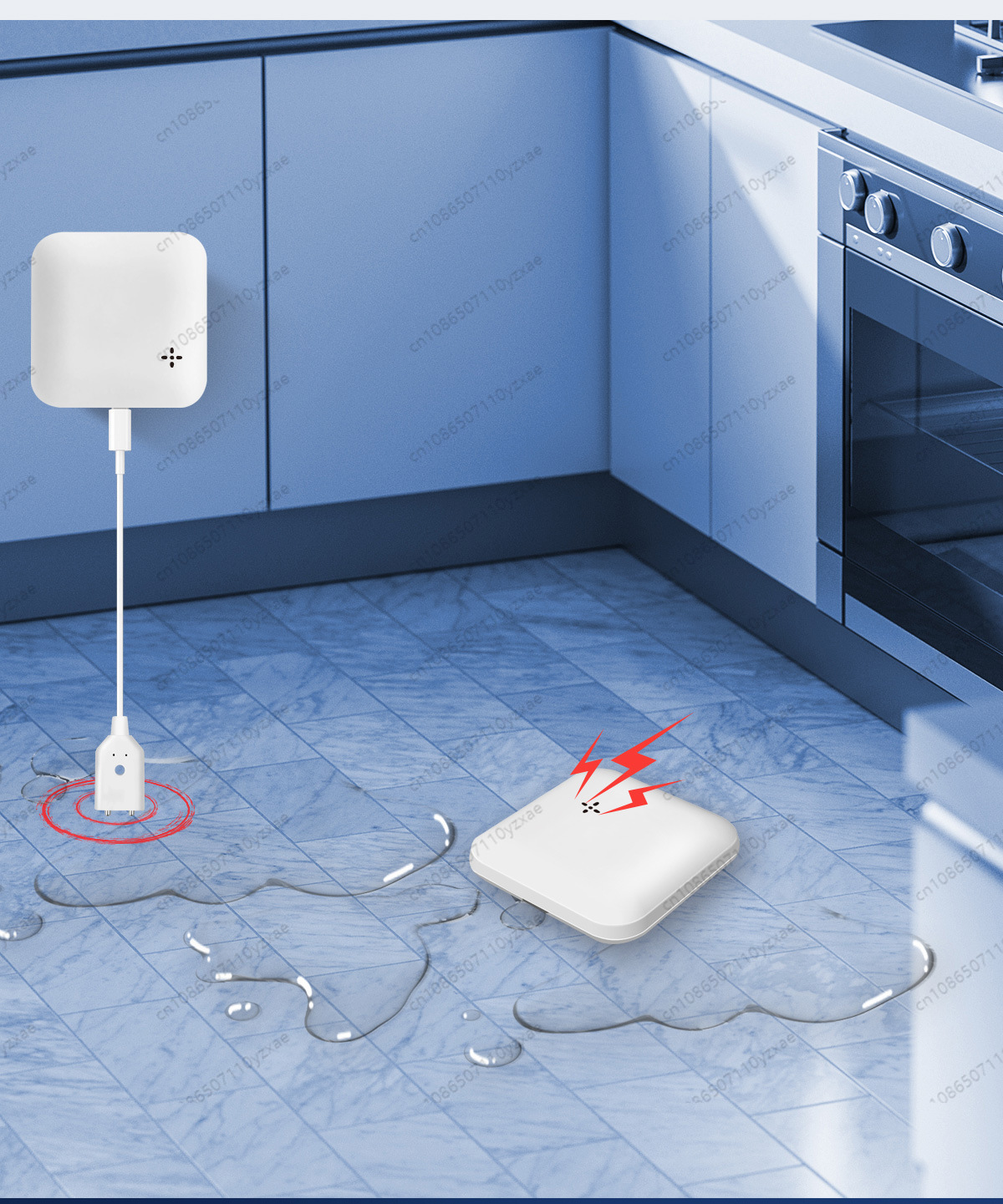 Smart Water Leak & Dry-Out Sen - مراجعة Smart Home Water Level Sensor وسعره