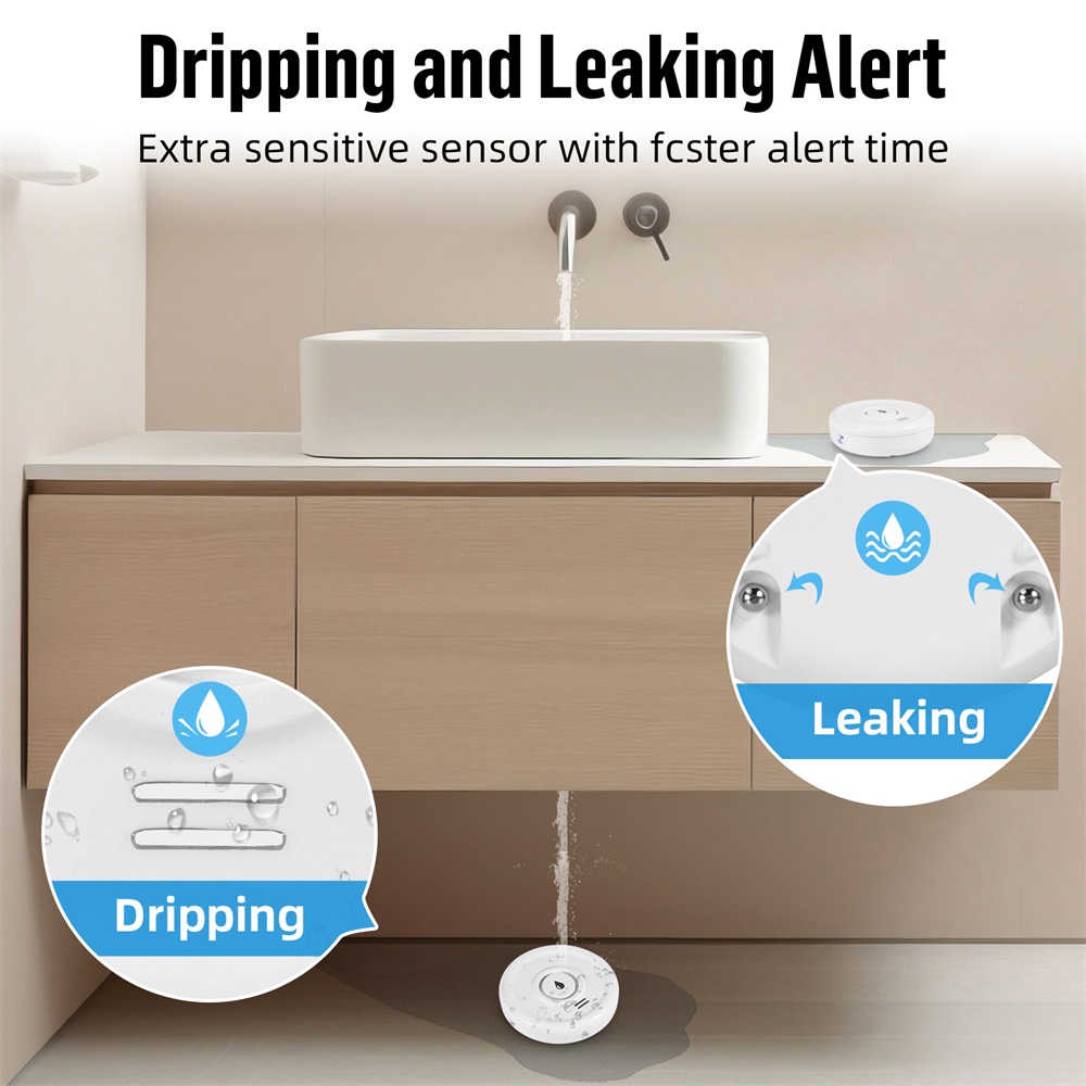 Fuers Water Leakage Detector S - مراجعة Smart Home Water Level Sensor وسعره
