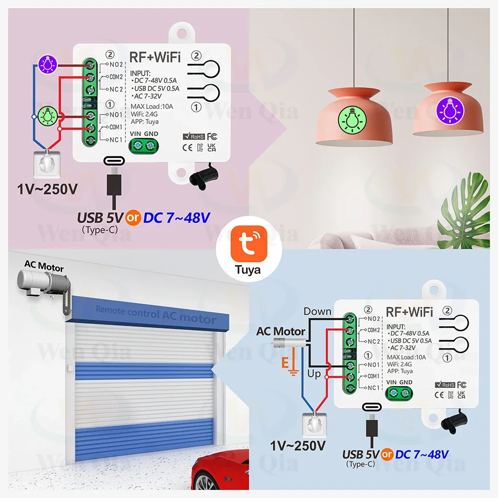 2CH Smart Light Switch Tuya,Wi - مراجعة Smart Home Ventilation وسعره
