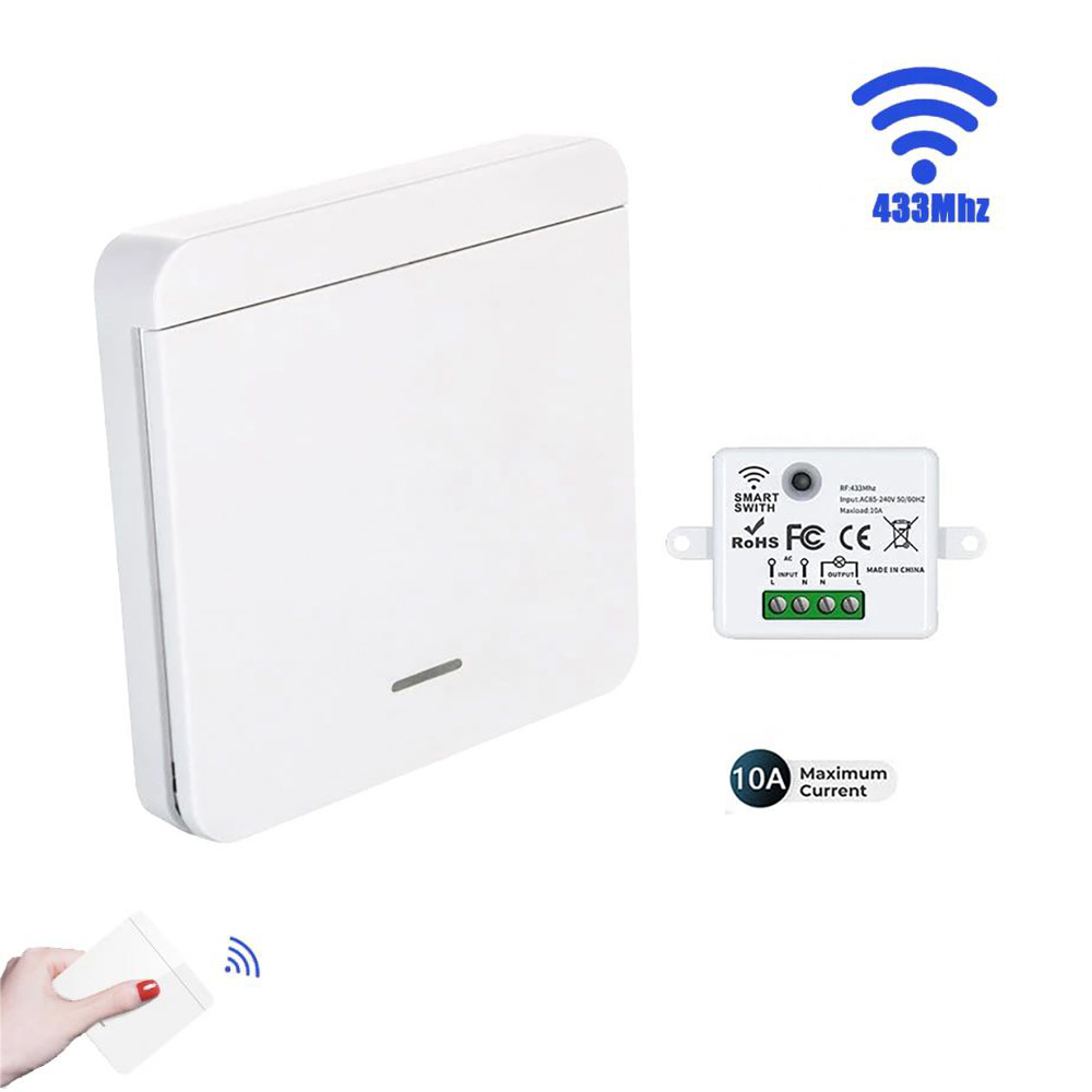 RF 433MHz Wireless Wall Switch - مراجعة Smart Home Ventilation وسعره