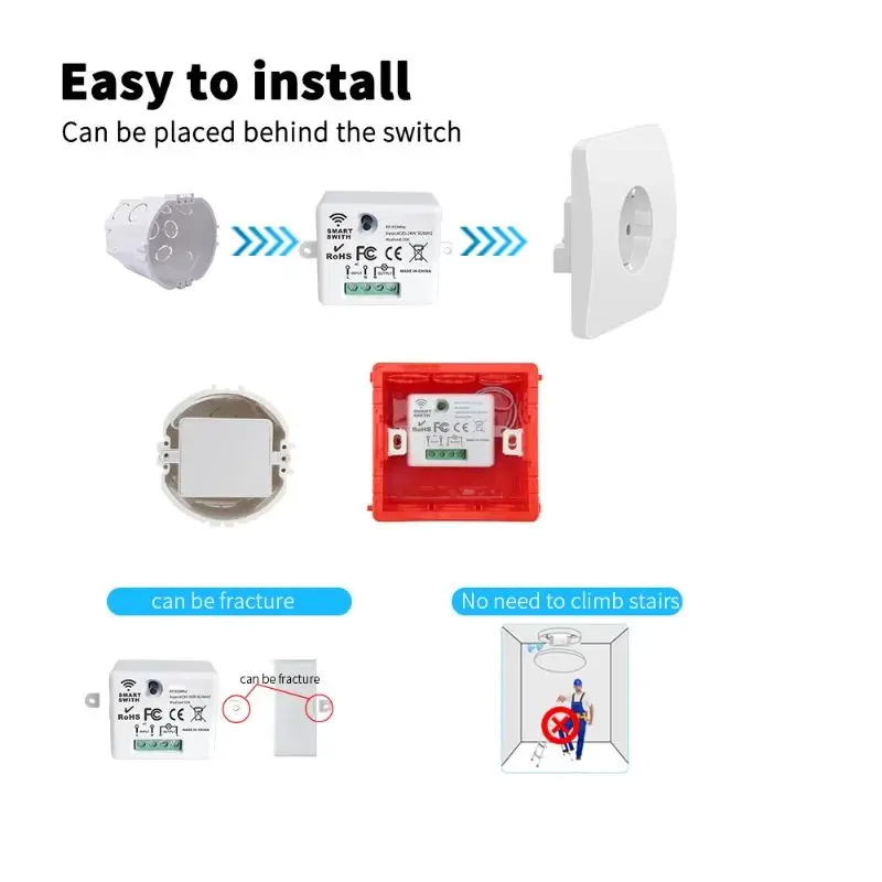 RF 433MHz Wireless Wall Switch - مراجعة Smart Home Ventilation وسعره