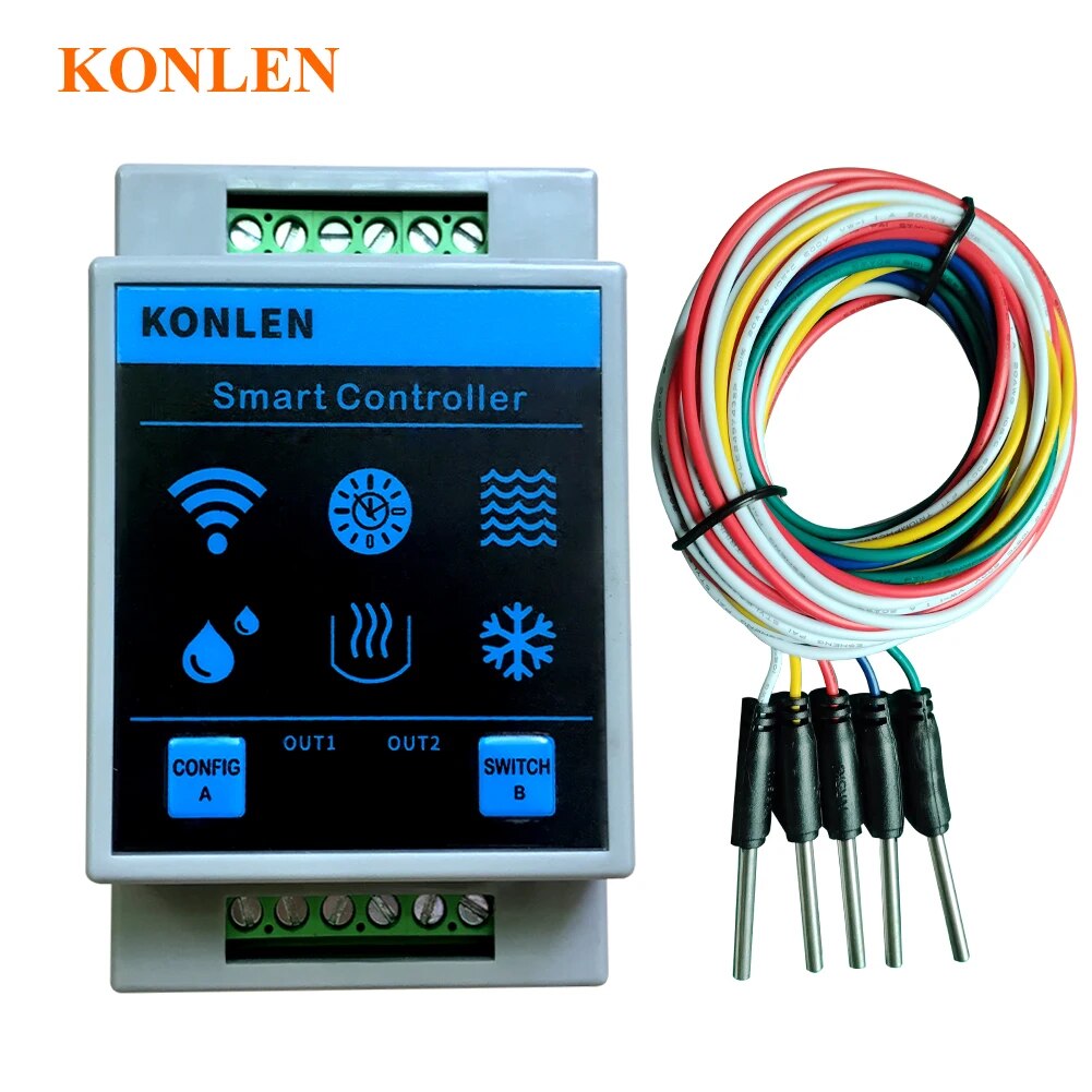KONLEN Tuya Water Level Sensor - مراجعة Smart Home Water Level Sensor وسعره