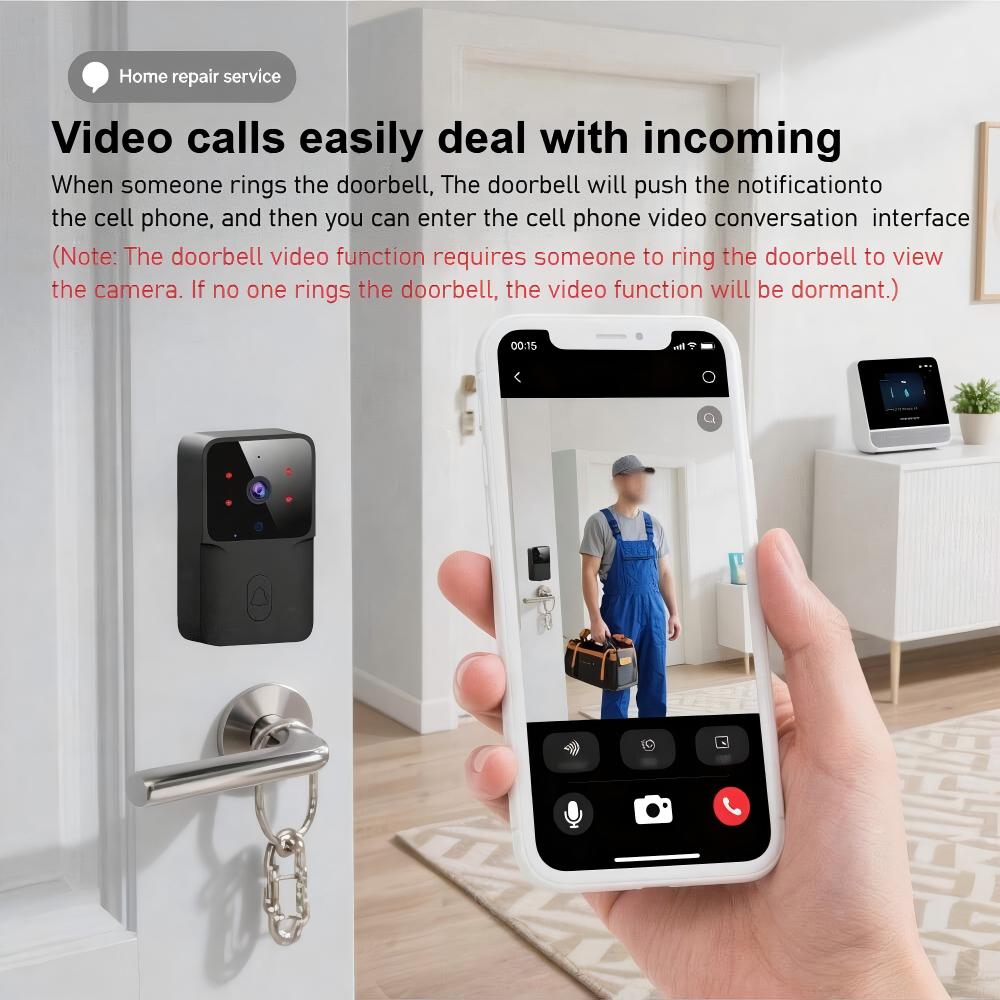 Smart WiFi Wireless doorbell I - مراجعة Smart Home Video Doorbell Installation وسعره