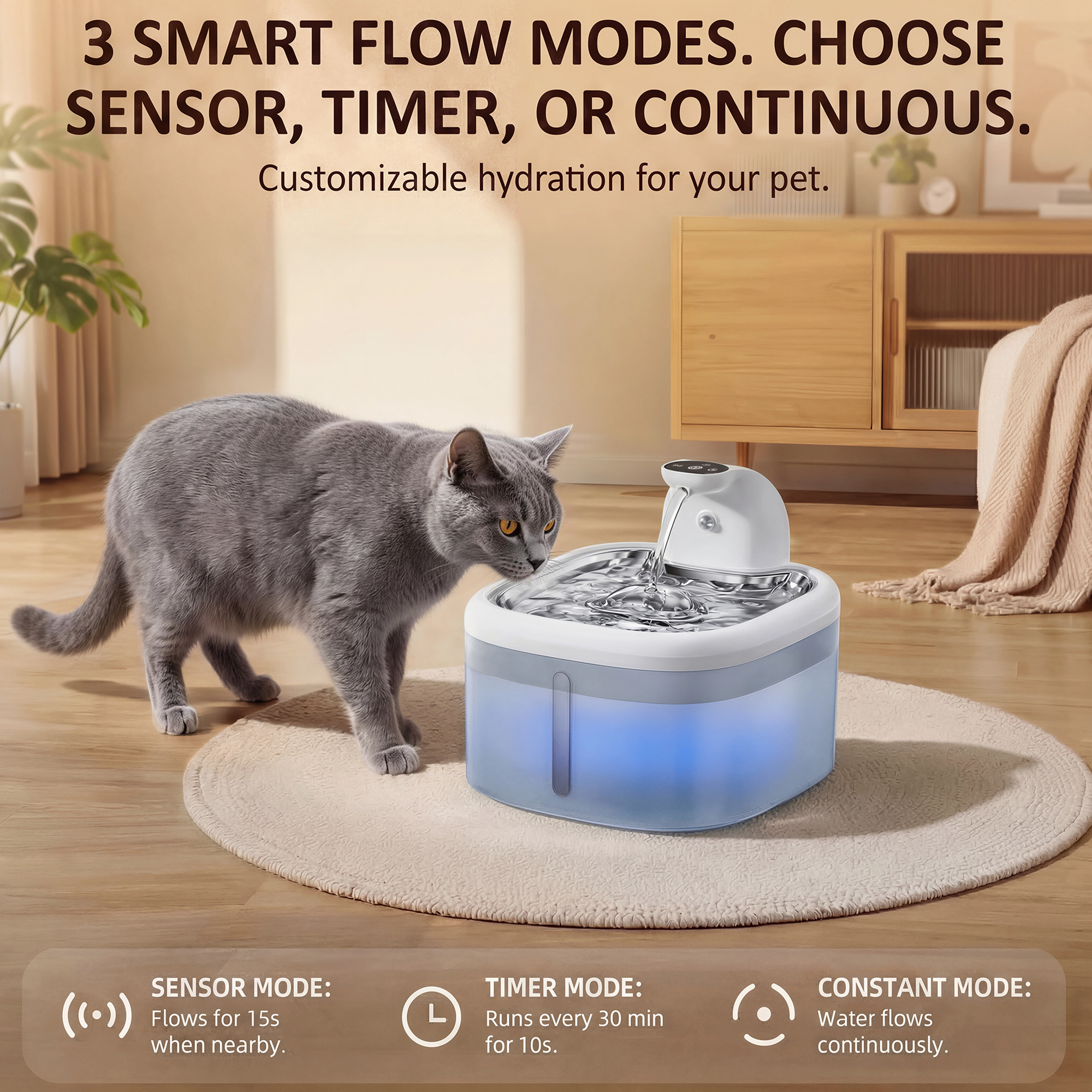 3.5L Wireless Cat Water Founta - مراجعة Home Smart Kettle وسعره