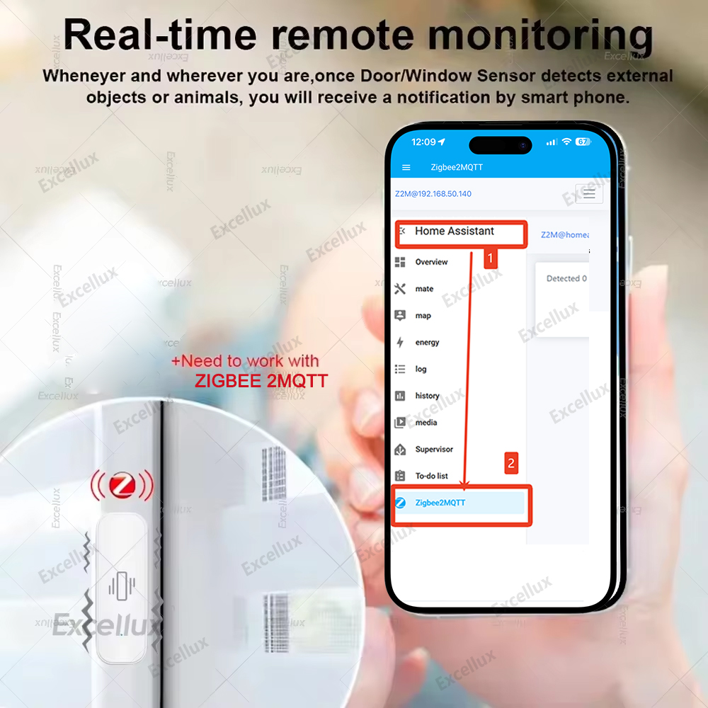 Zigbee Smart Vibration Sensor  - مراجعة Smart Home Setup وسعره