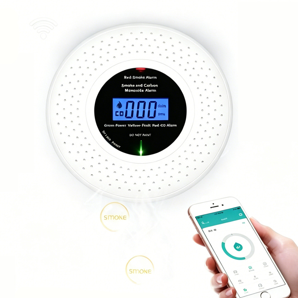 TUYA WiFi Smart Smoke and Carb - مراجعة Smart Smoke Detector وسعره