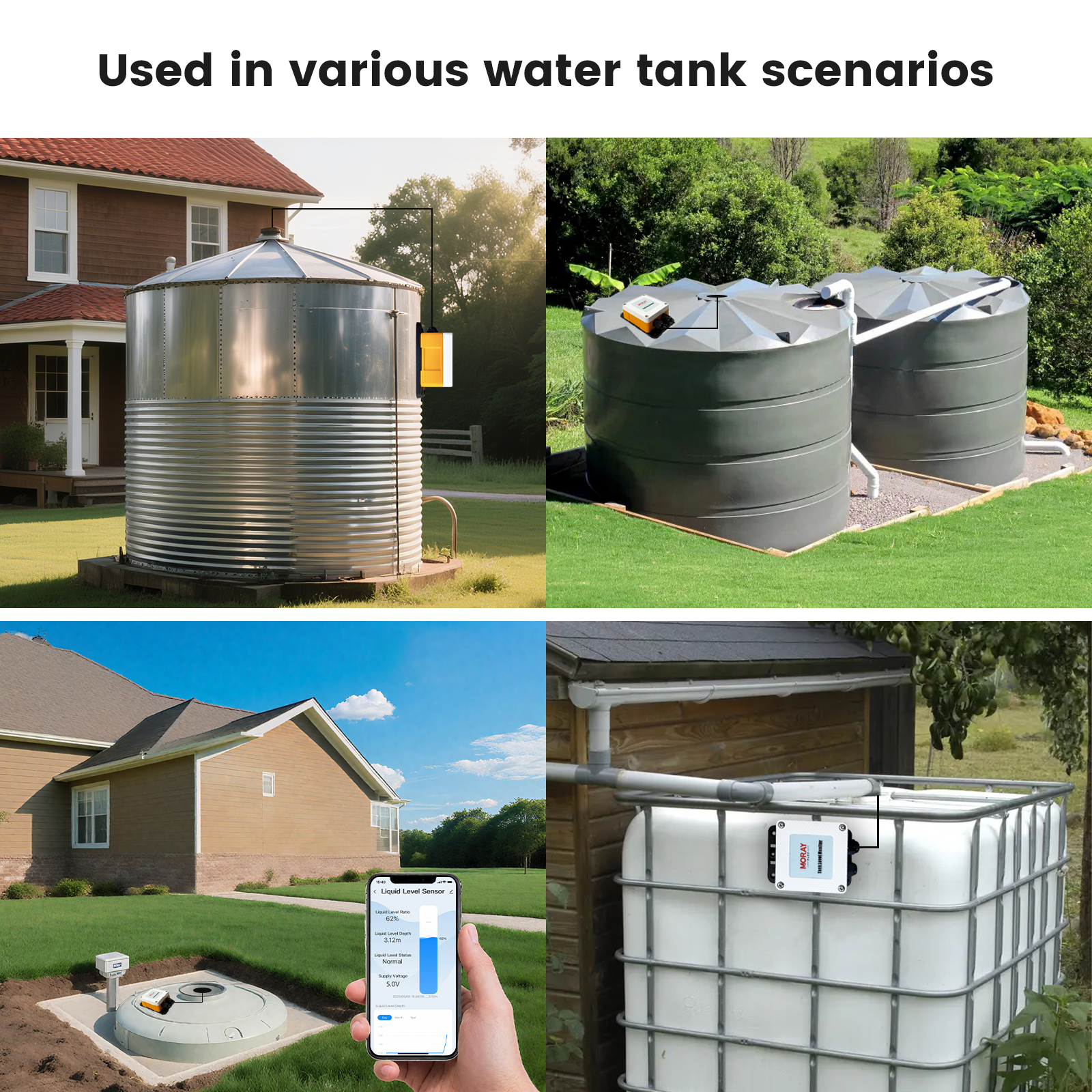 ME202W Smart Home High Accurac - مراجعة Smart Home Water Level Sensor وسعره