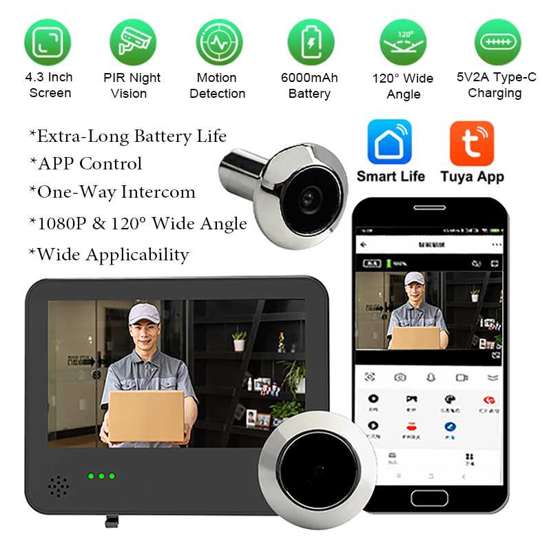 Tuya Smart WIFI Video Doorbell - مراجعة Wifi Doorbell Camera وسعره