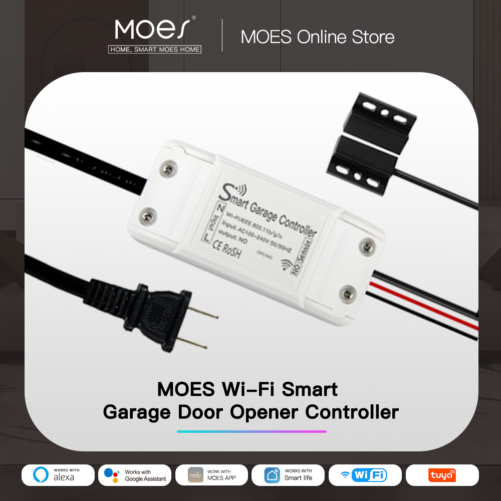 MOES Tuya WiFi Smart Garage Do - مراجعة Smart Home Matter وسعره