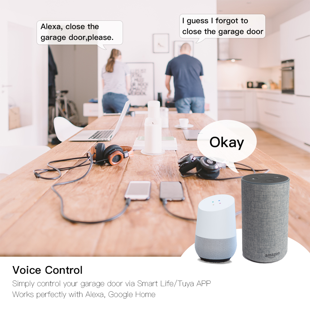 MOES Tuya WiFi Smart Garage Do - مراجعة Smart Home Matter وسعره