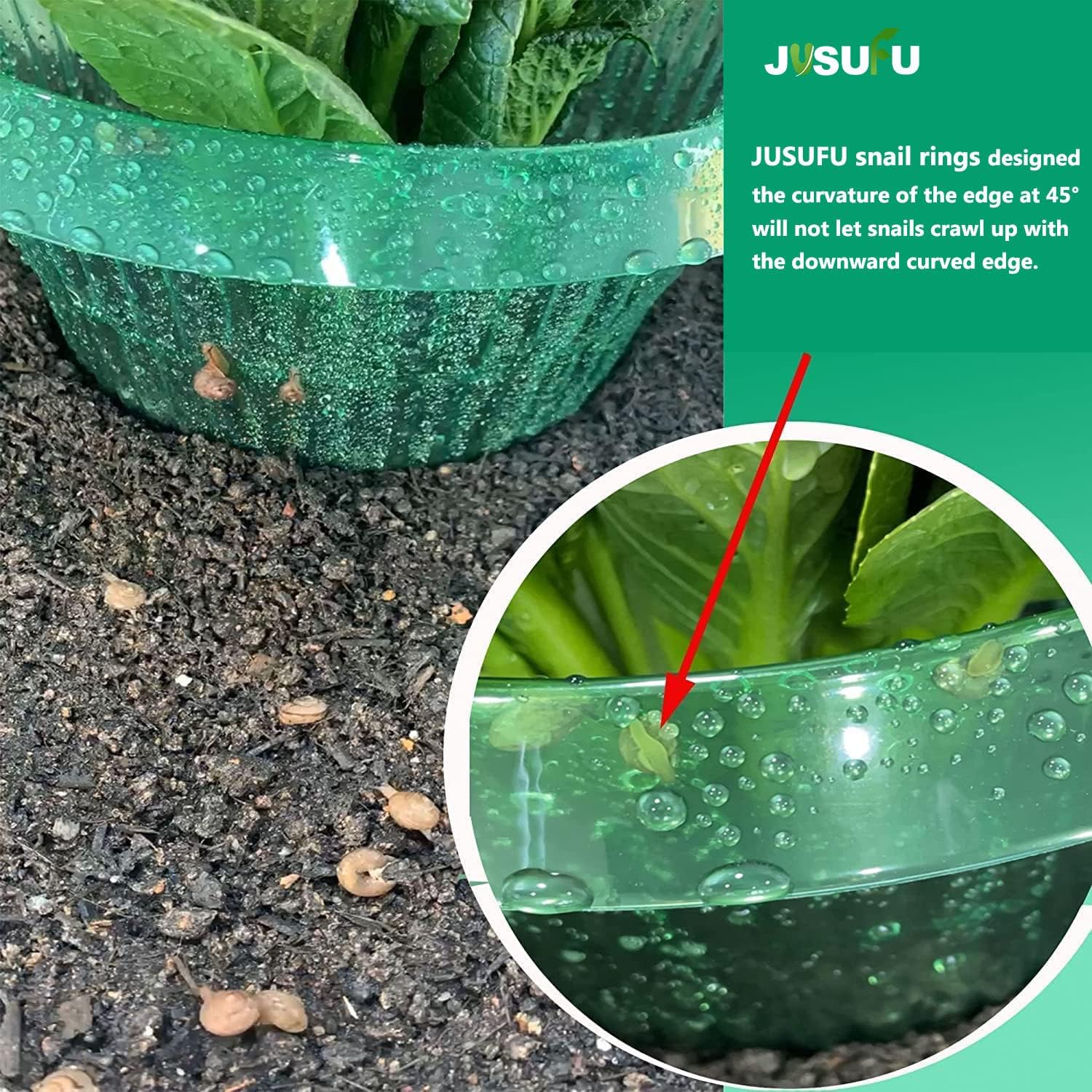 1/30pcs Plants Slug Protection - مراجعة Smart Home Green وسعره