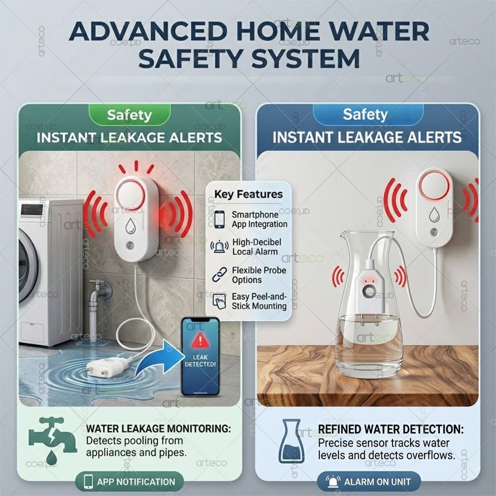 Zigbee Water Leak Detector Sma - مراجعة Smart Home Green وسعره