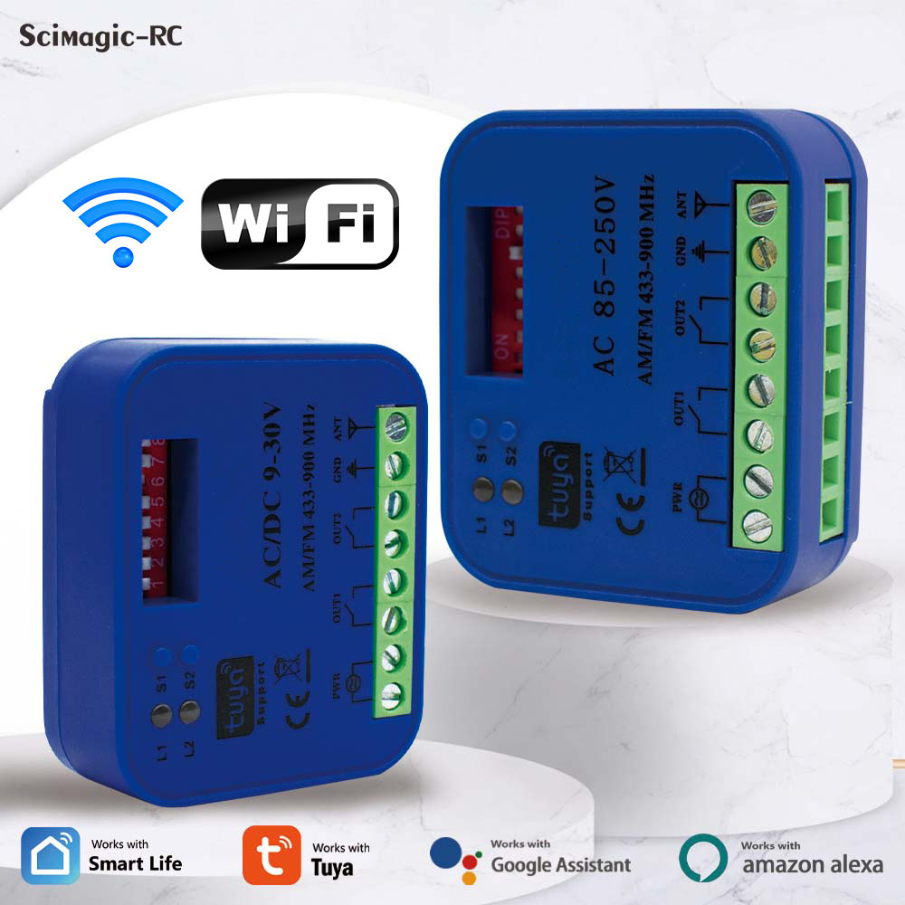 2CH Tuya WiFi Universal  Garag - مراجعة Universal Remote Smart Home وسعره