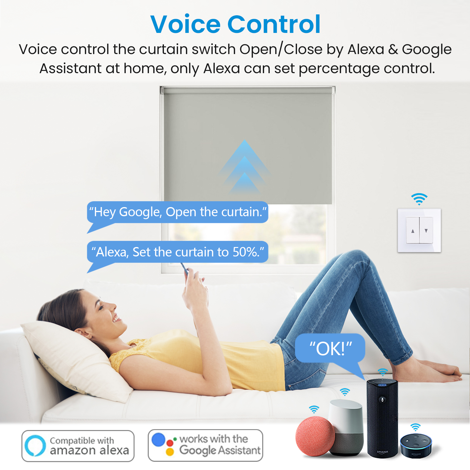 LoraTap Tuya Smart Roller Shut - مراجعة Universal Remote Smart Home وسعره
