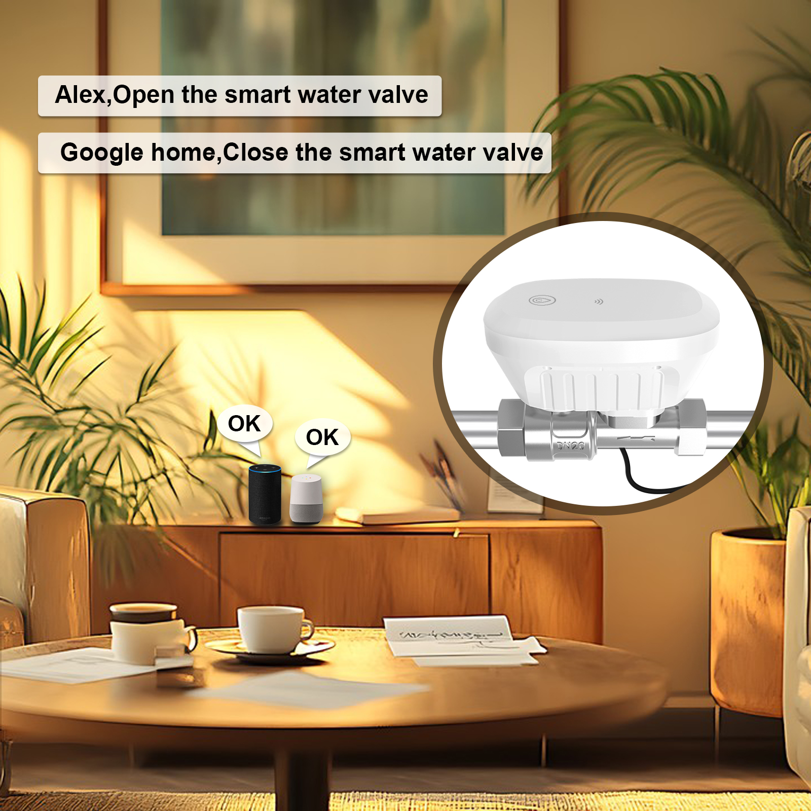 Tuya Smart WiFi Water Valve Wa - مراجعة Smart Home Green وسعره