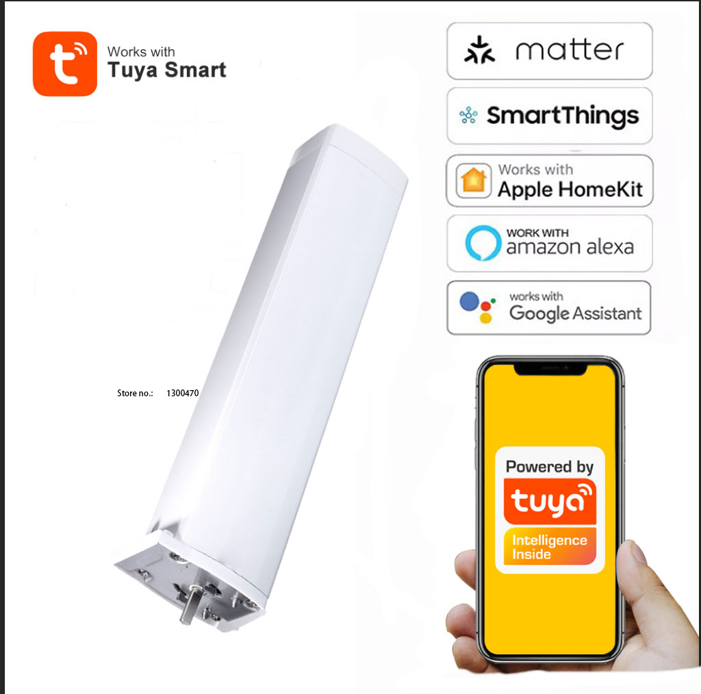 Tuya Matter Wifi Curtain Motor - مراجعة Smart Home Apple وسعره