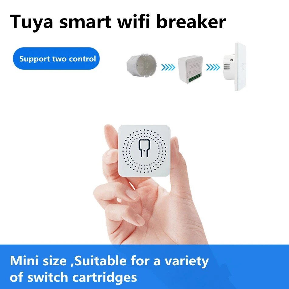 Tuya Mini 16A WiFi Switch Smar - مراجعة Smart Home Simple وسعره