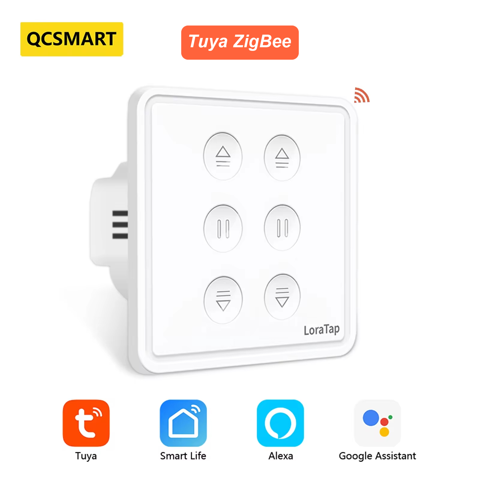 QCSMART Tuya Smart Life EU Zig - مراجعة Universal Remote Smart Home وسعره