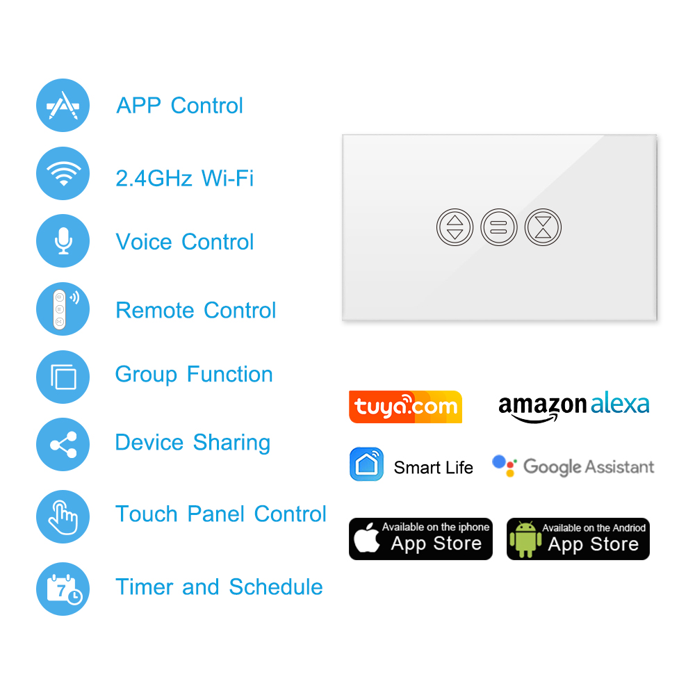 Tuya Smart Life Curtain Switch - مراجعة Universal Remote Smart Home وسعره