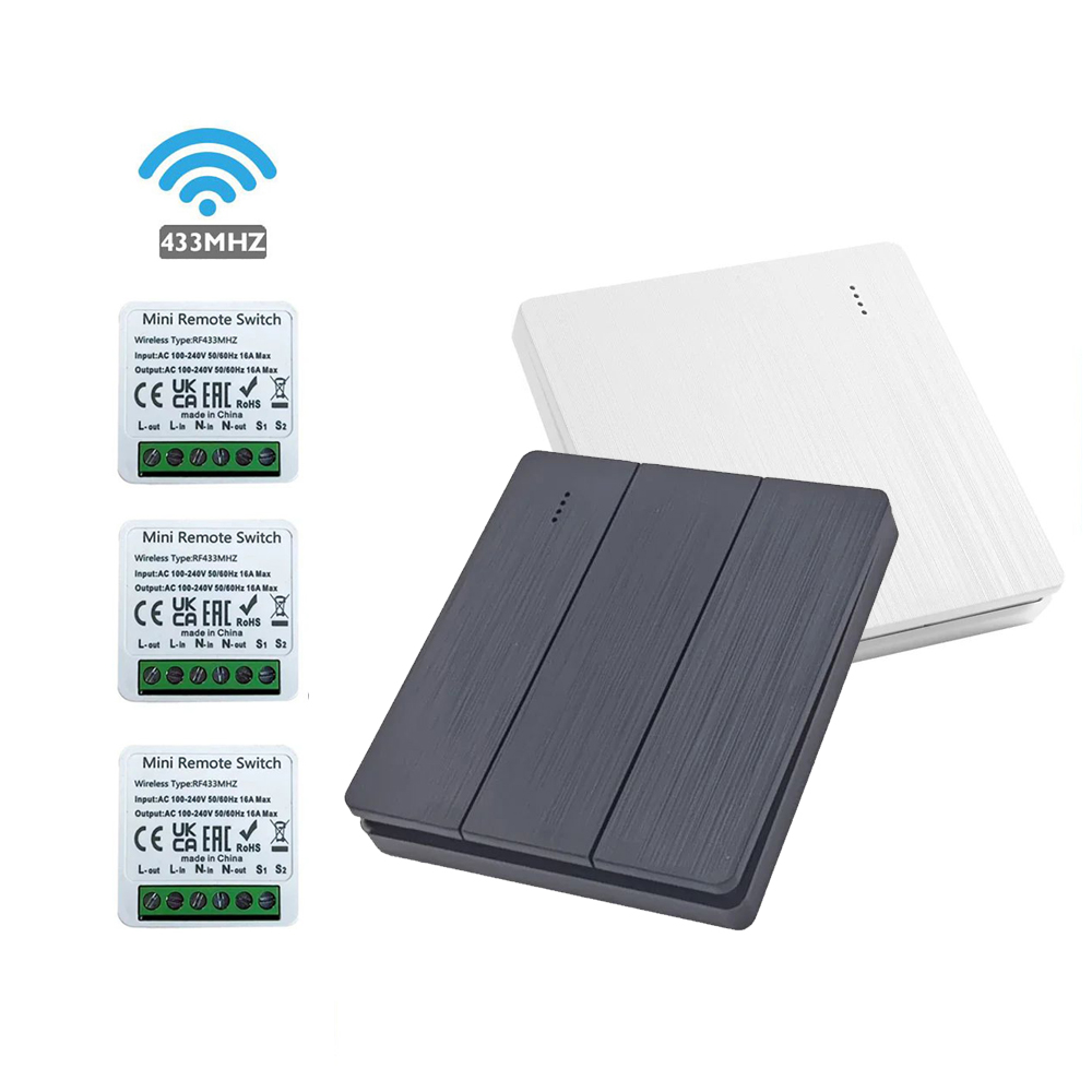 433Mhz RF 86 Wall Panel Switch - مراجعة Smart Home Ventilation وسعره
