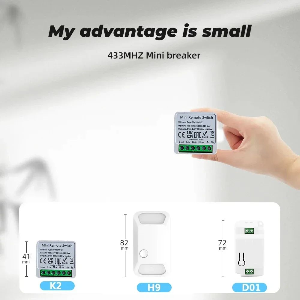 433Mhz RF 86 Wall Panel Switch - مراجعة Smart Home Ventilation وسعره