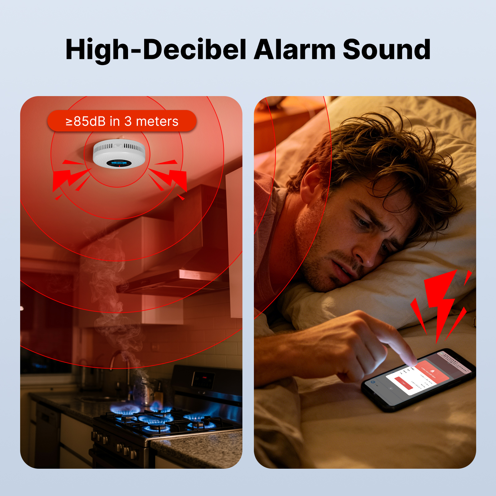 MOES Tuya Zigbee Smart Smoke C - مراجعة Smart Smoke Detector وسعره