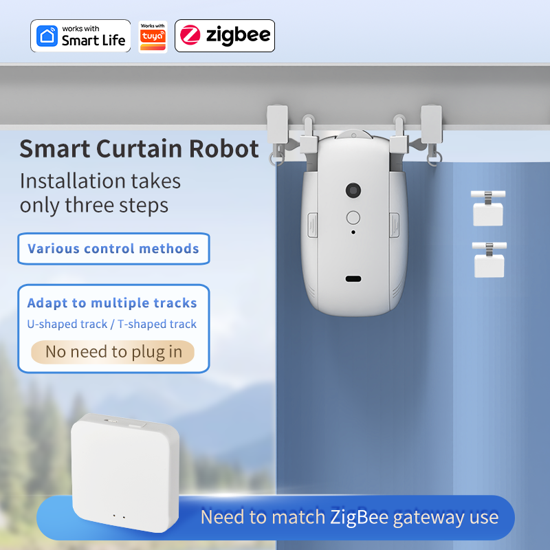 Zigbee Smart Curtain Driver Ro - مراجعة Smart Home Devices وسعره