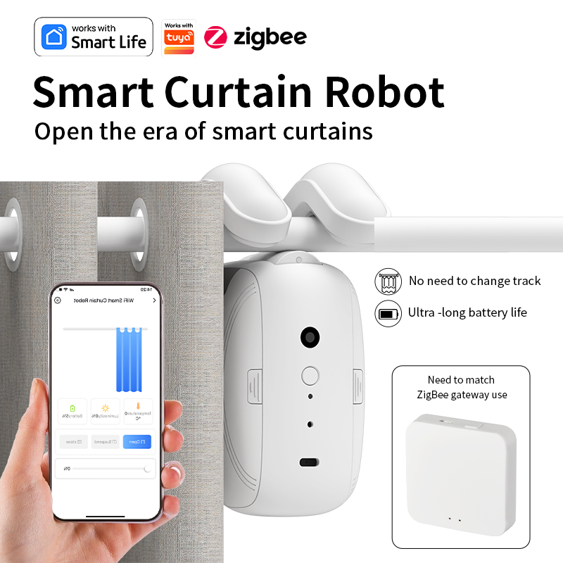 Zigbee Smart Curtain Driver Ro - مراجعة Smart Home Devices وسعره