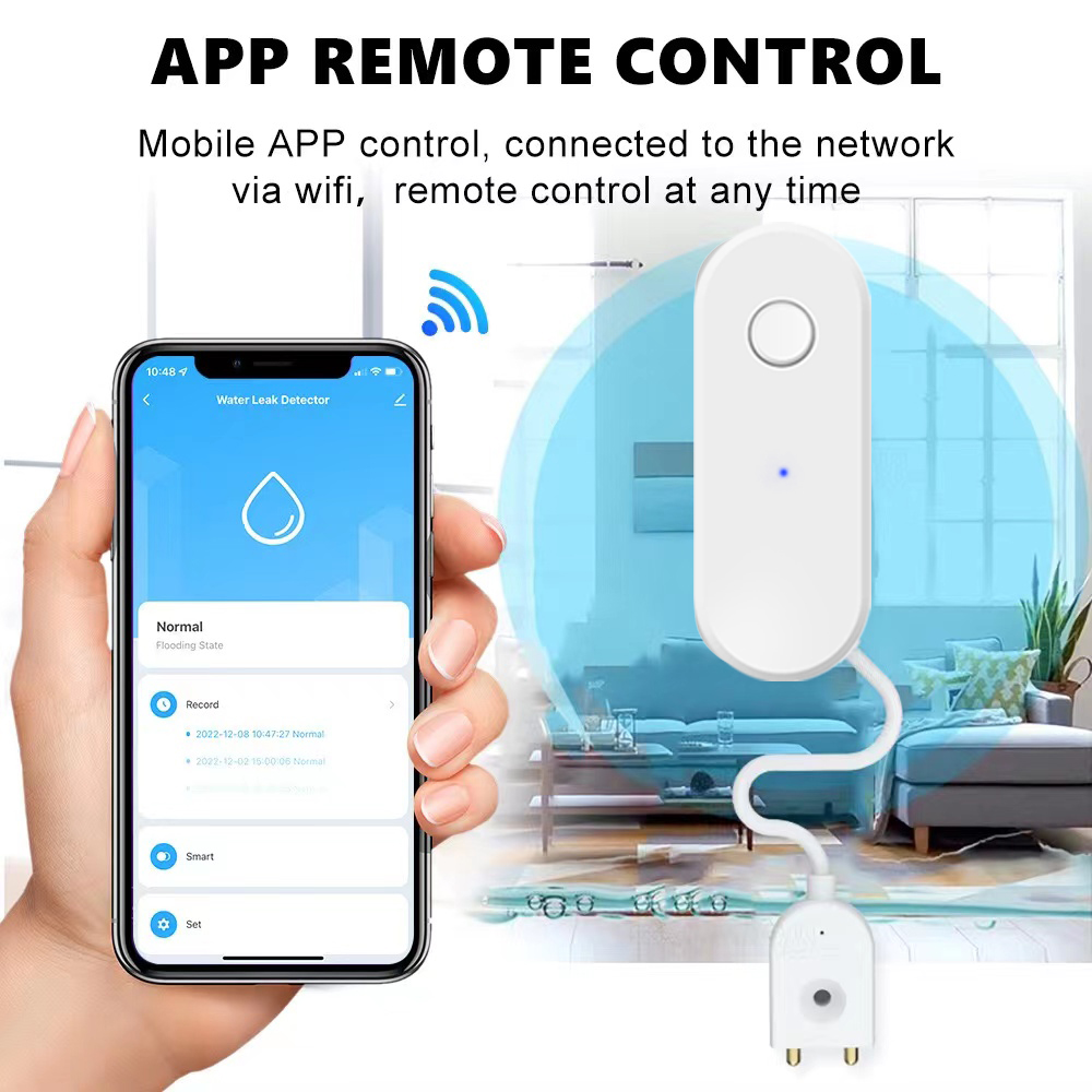 Tuya WiFi Smart Water Leak Sen - مراجعة Smart Home Green وسعره