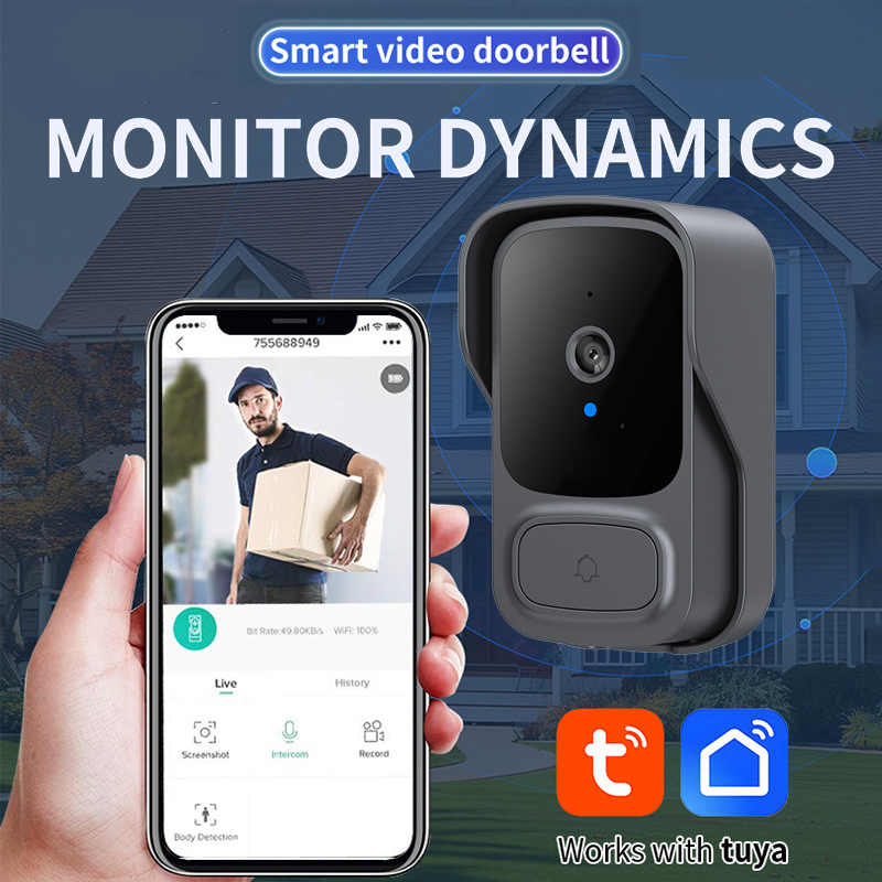 Tuay Wifi Doorbell Camera With - مراجعة Smart Home Video Doorbell Installation وسعره