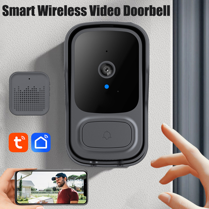 Tuay Wifi Doorbell Camera With - مراجعة Smart Home Video Doorbell Installation وسعره