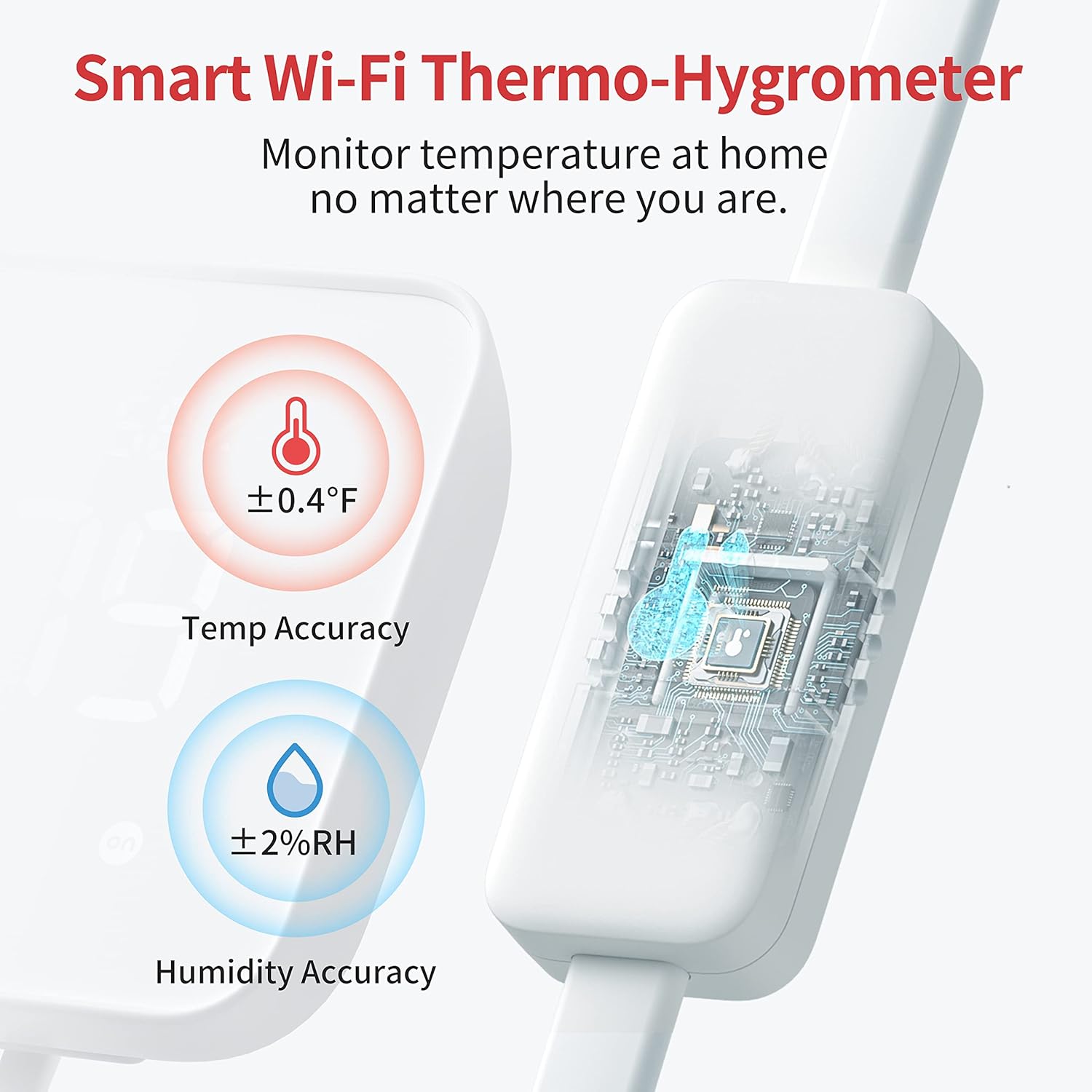 WiFi Thermometer Hygrometer, I - مراجعة Smart Home Apple وسعره