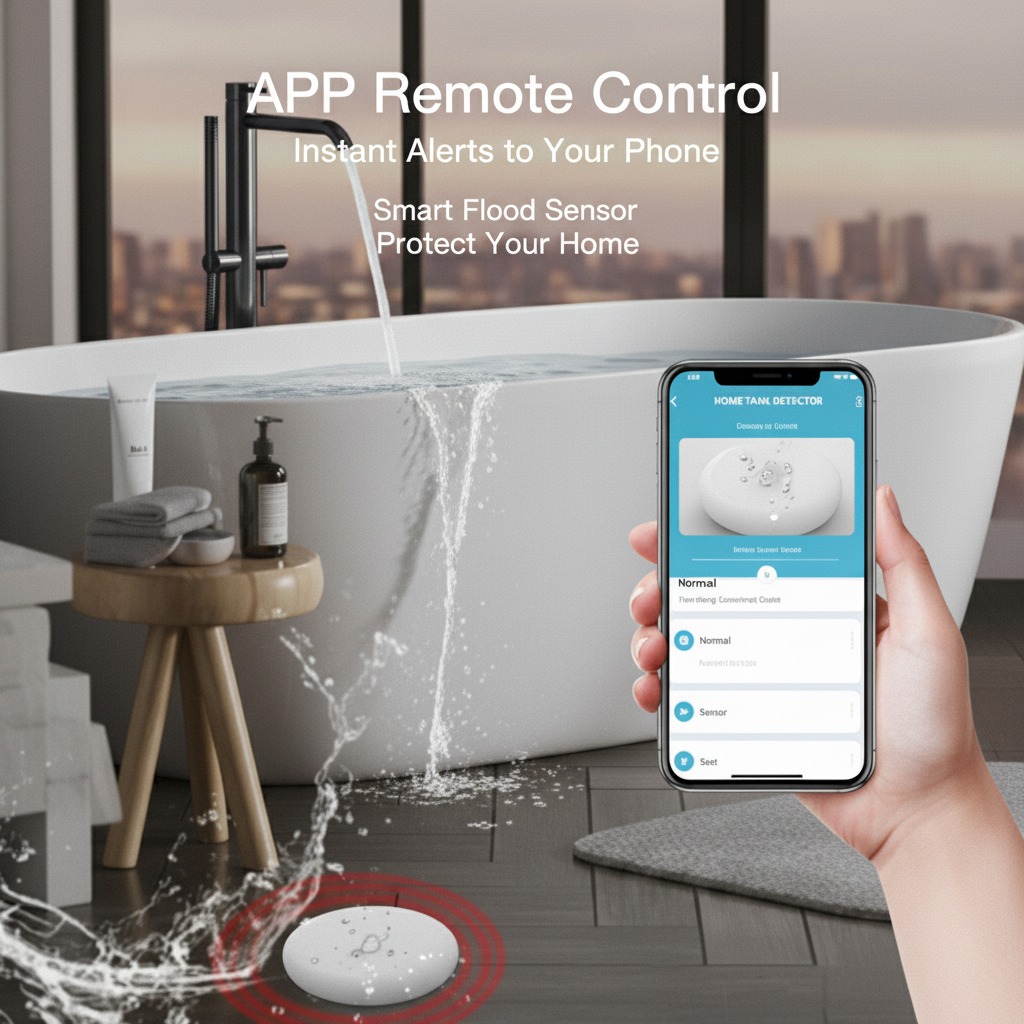 Tuya Zigbee 3.0 Smart Water Le - مراجعة Smart Home Water Level Sensor وسعره