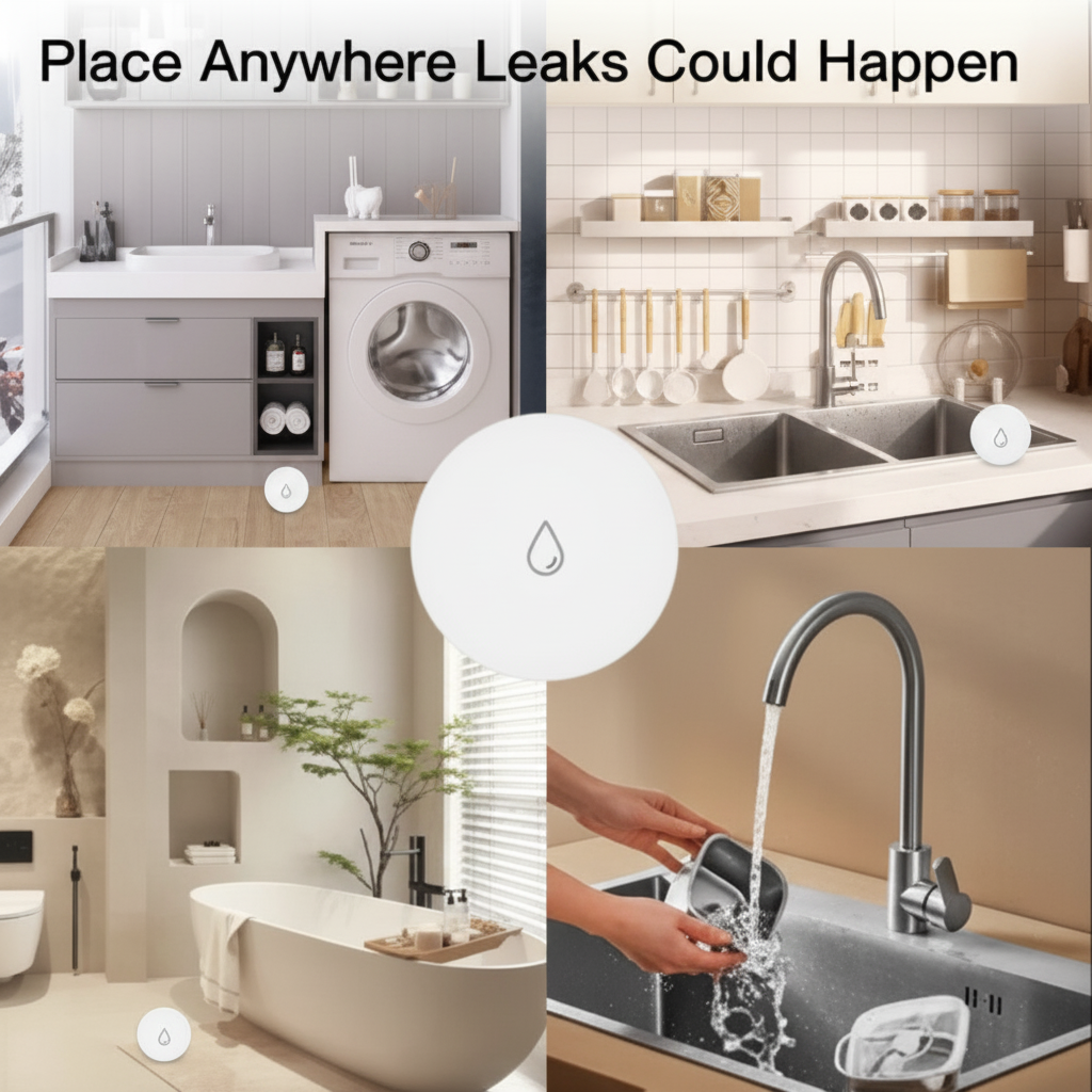 Tuya Zigbee 3.0 Smart Water Le - مراجعة Smart Home Water Level Sensor وسعره