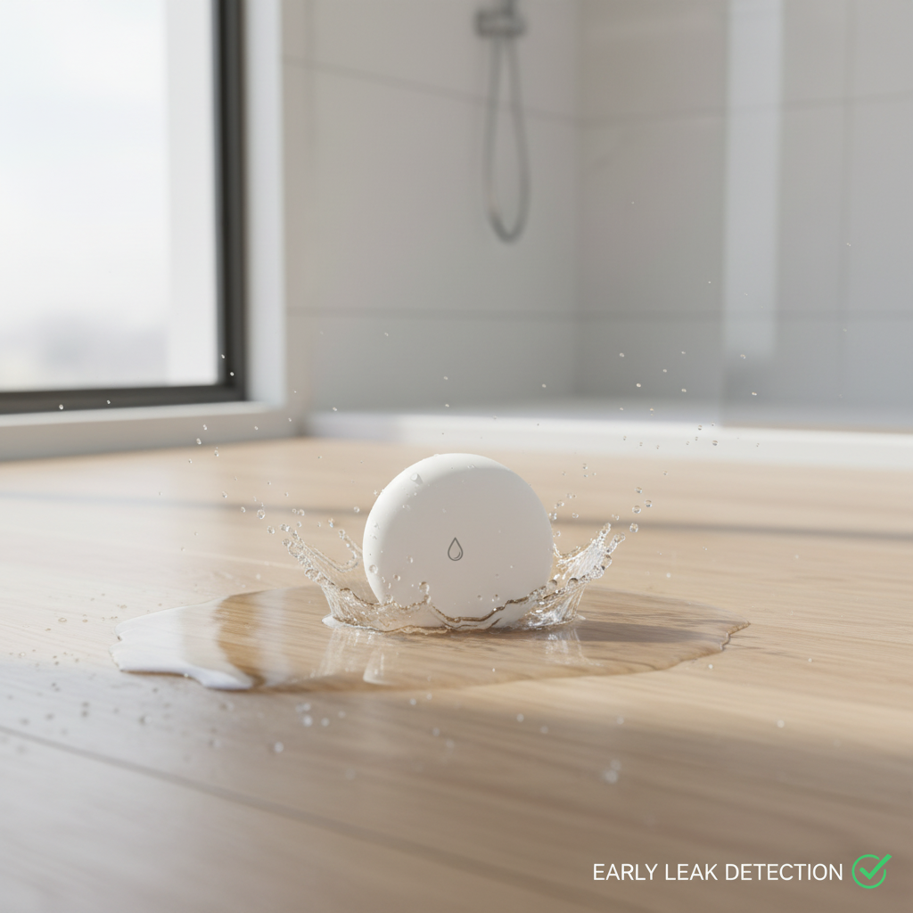 Tuya Zigbee 3.0 Smart Water Le - مراجعة Smart Home Water Level Sensor وسعره