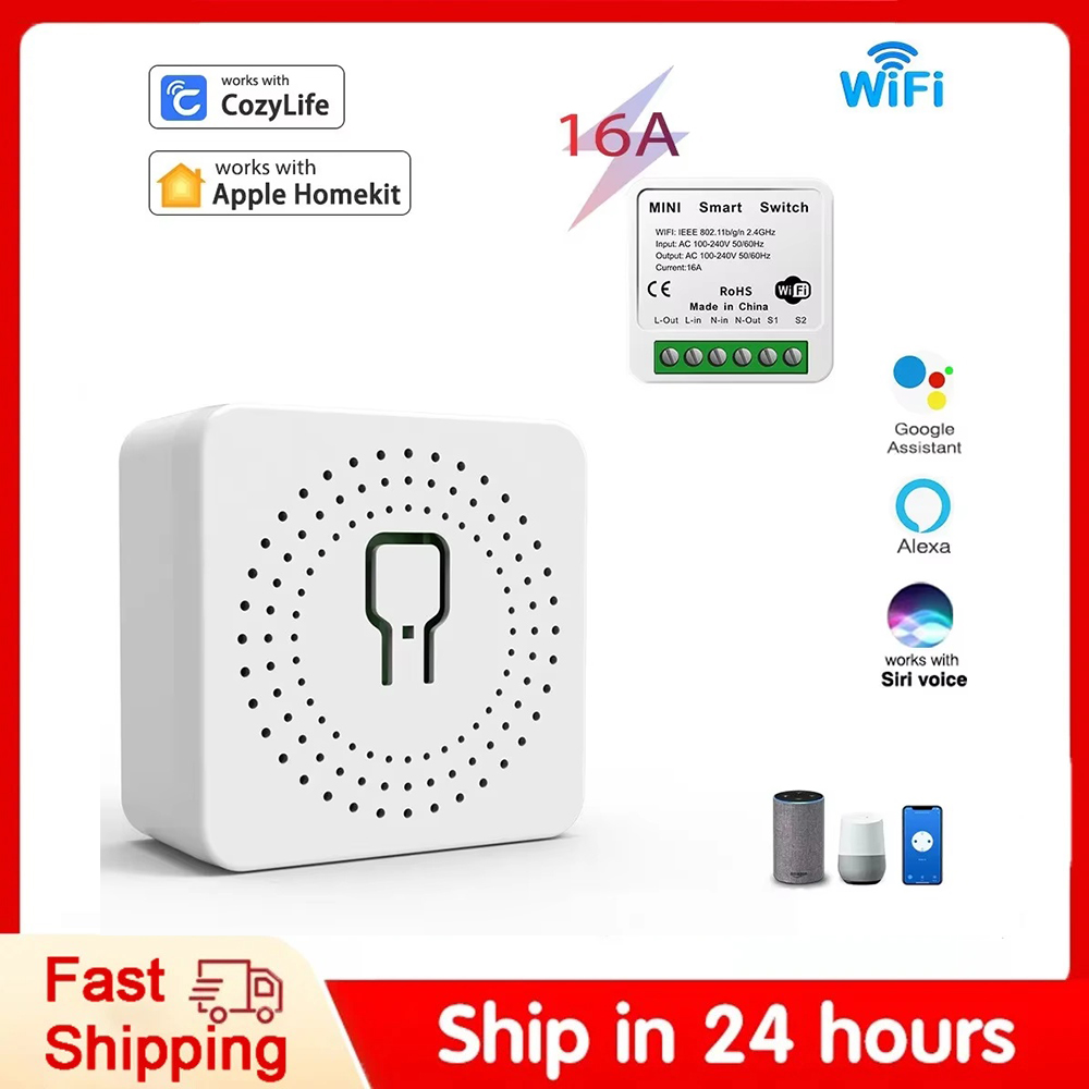 Smart Switch Mini Wifi Relay B - مراجعة Smart Home Apple وسعره
